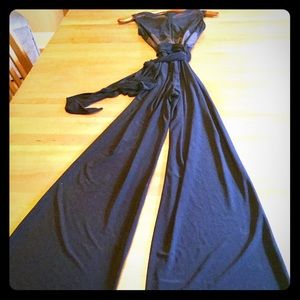 Joseph Ribkoff Sleeveless Black and Gold Romper